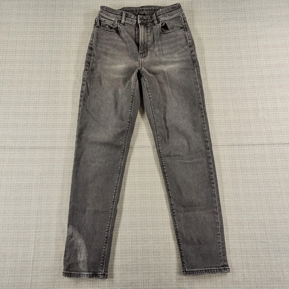 American Eagle Jeans Womens 2 Black High Rise Regular Skinny Stretch Denim Pants